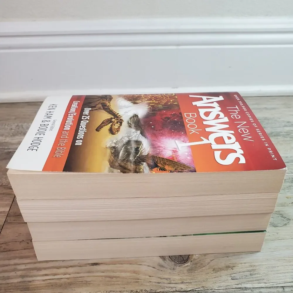 The New Answers Books 1-4 Paperback Ken Ham Home School Masterbooks Lot